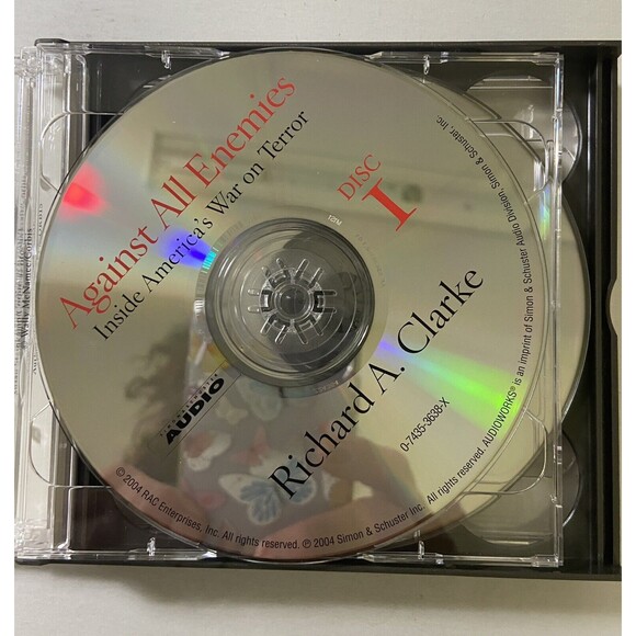 Against All Enemies CD Inside America's War on Terror by Richard A Clarke Audio - Picture 3 of 5
